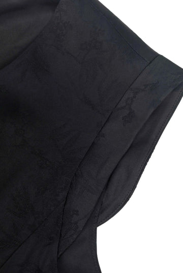 Night-Bloom Jacquard Dress
