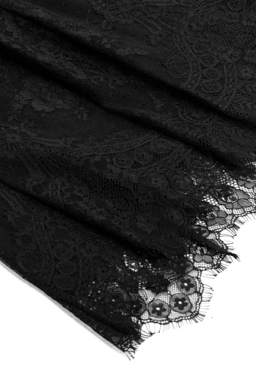 Spring-Bloom Lace Slip Dress
