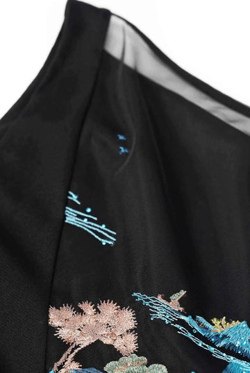 Misty Mountain Embroidered Dress
