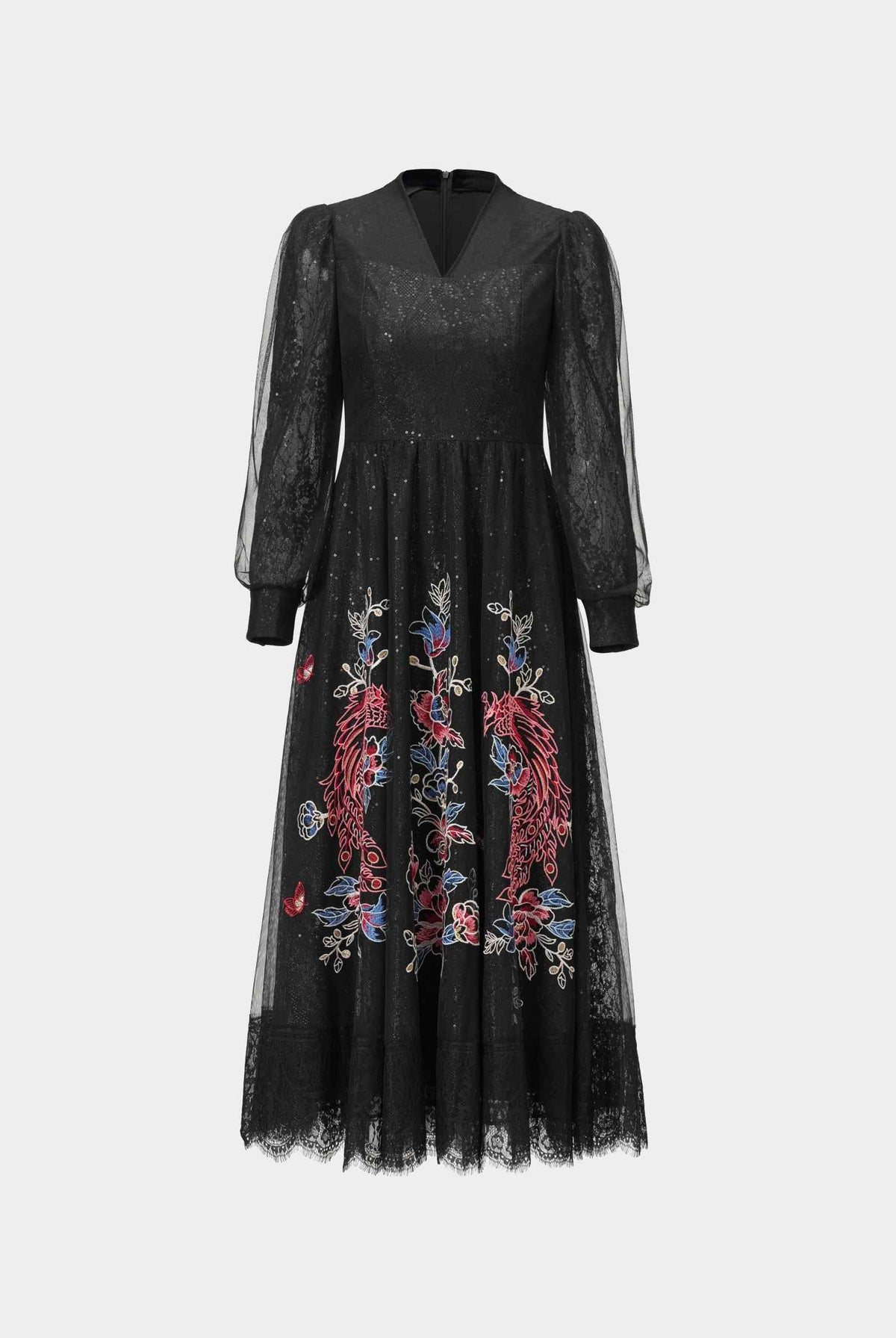 Phoenix Embroidered Dress