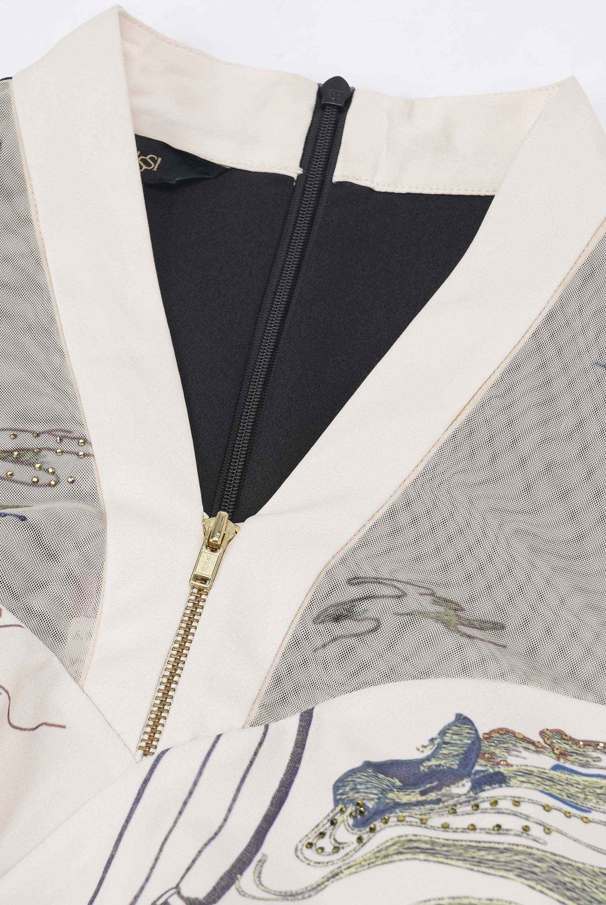 Customize : Riverscape Embroidered Midi Gown