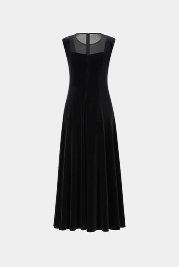 Riverscape Embroidered Cinched-Waist Dress - Sussiland
