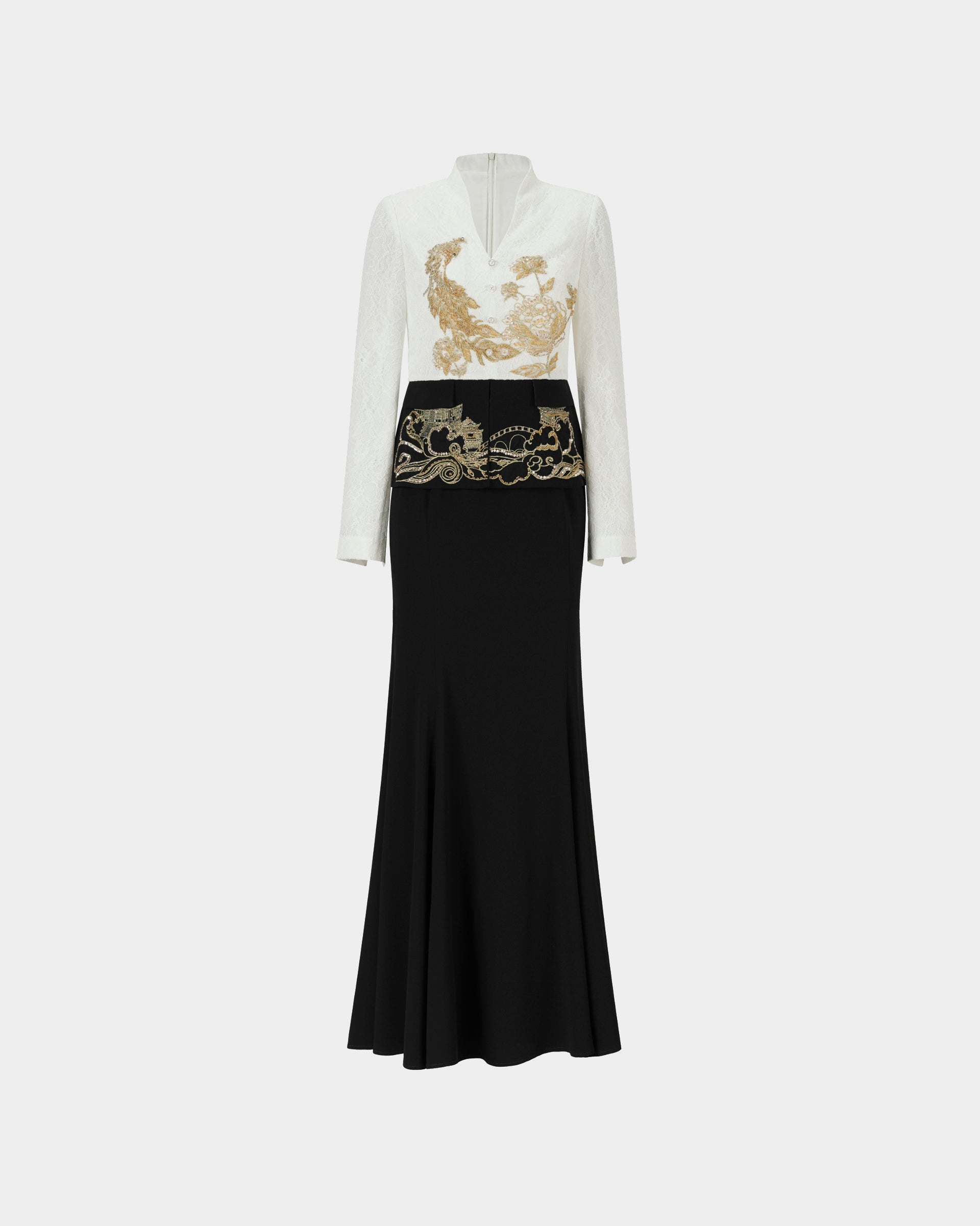 Golden Chang'an Mermaid Gown - Sussiland