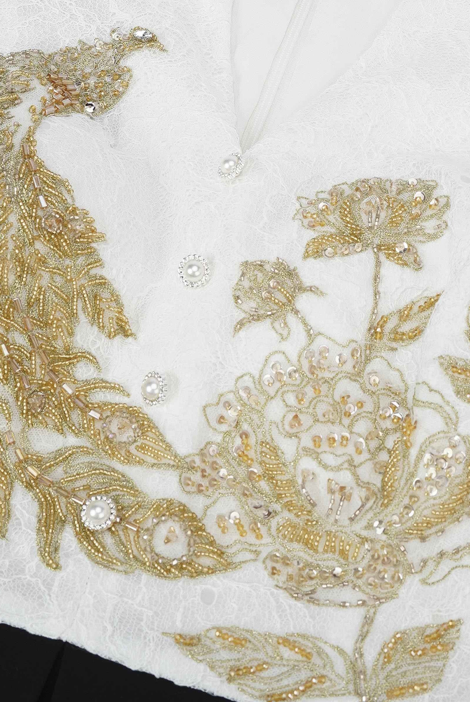 Golden Chang'an Mermaid Gown