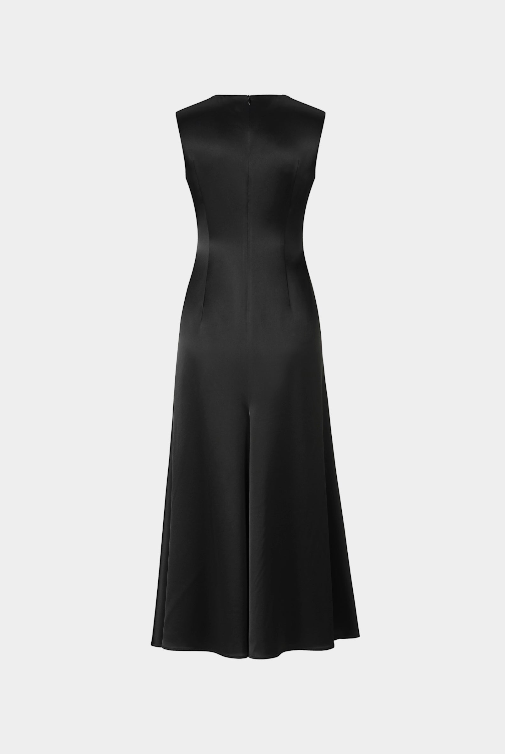 Black Textured Midi Dress - Sussiland