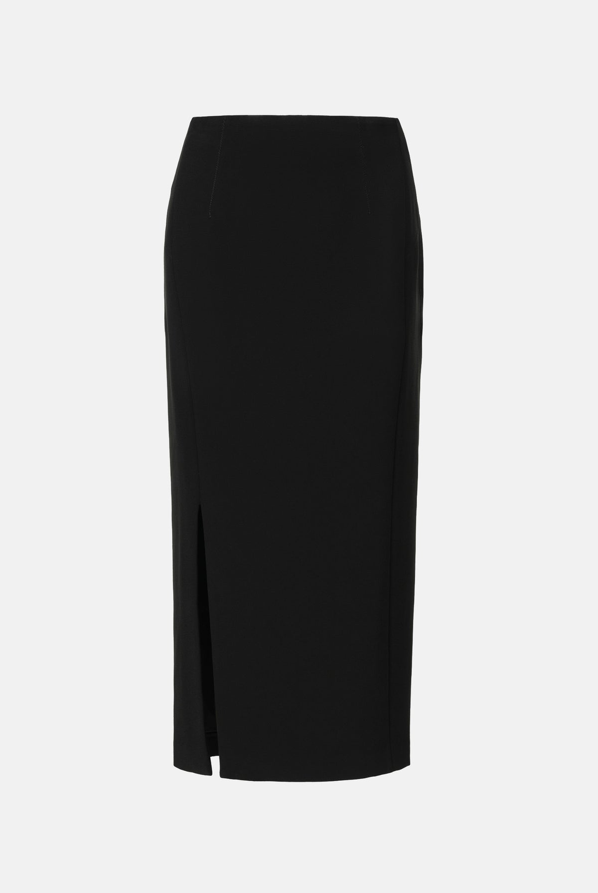 Black Tailored Pencil Skirt - Sussiland