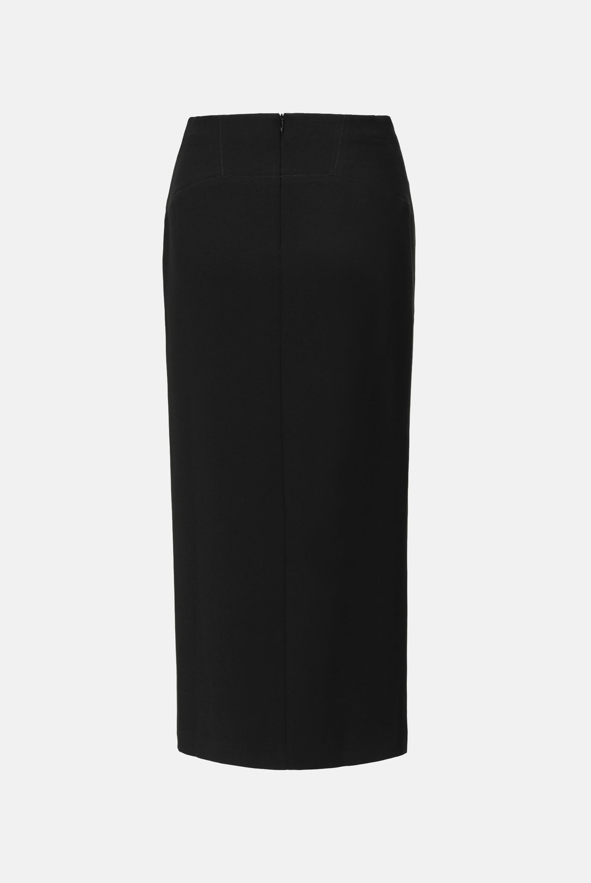 Black Tailored Pencil Skirt - Sussiland