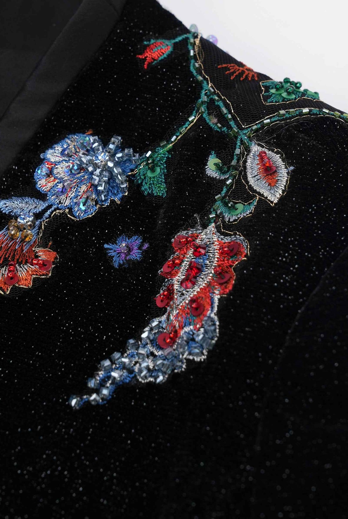 Prosperity Embroidered Velvet Blazer
