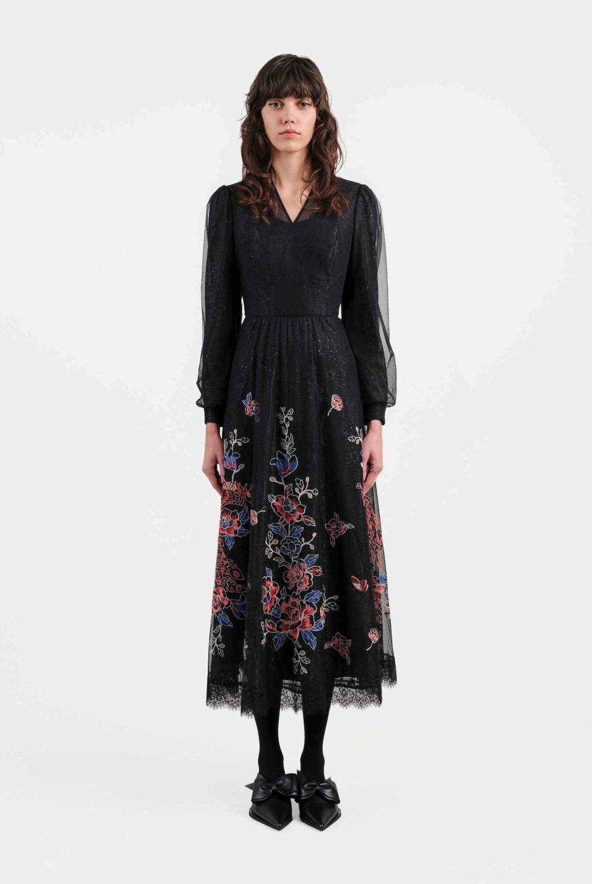 Phoenix Embroidered Dress