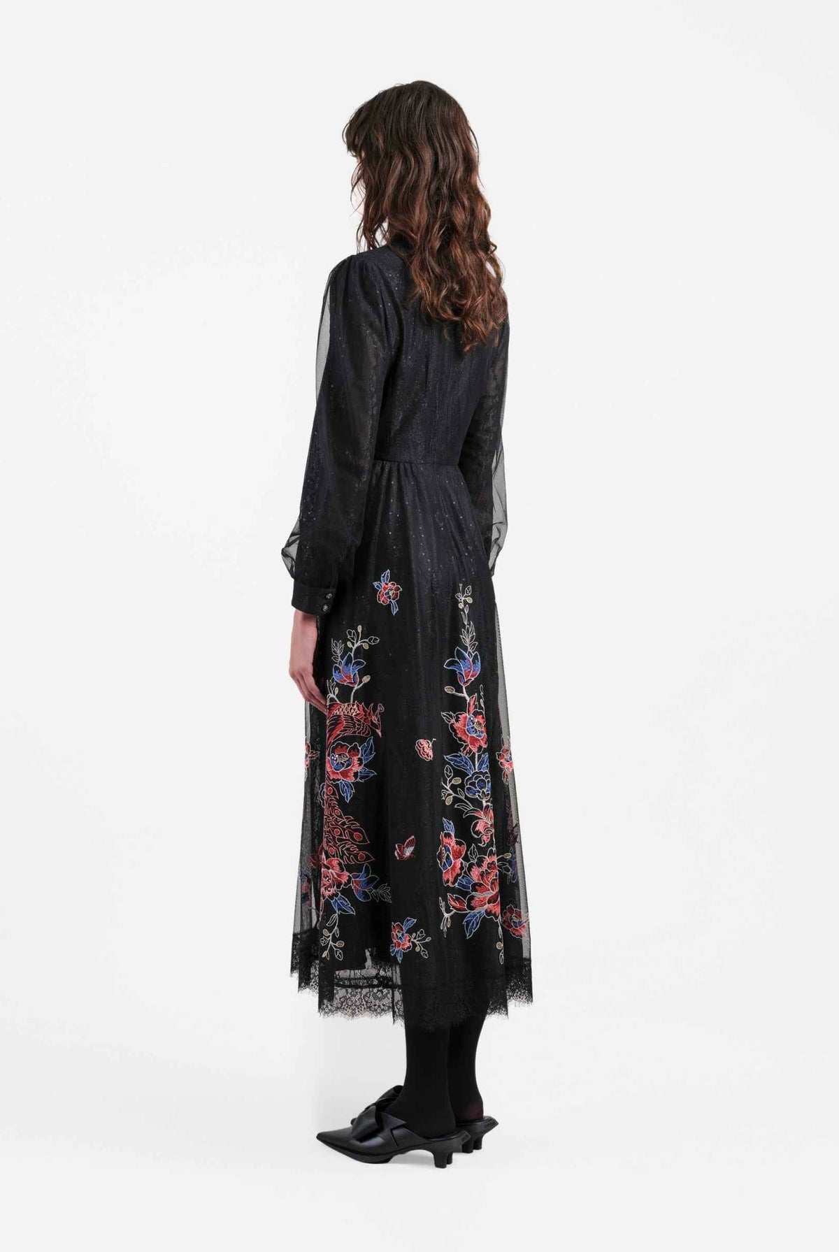 Phoenix Embroidered Dress