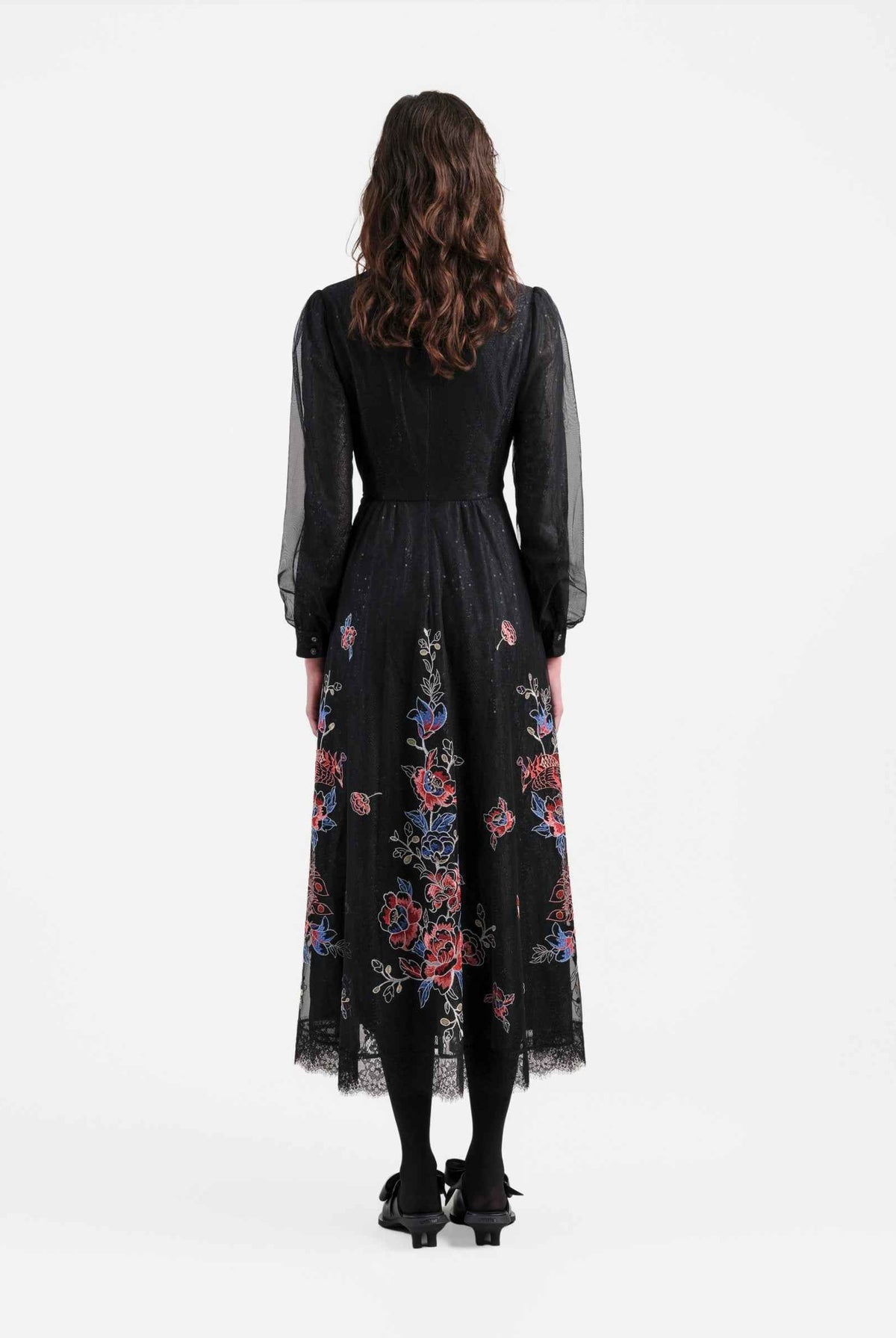 Phoenix Embroidered Dress