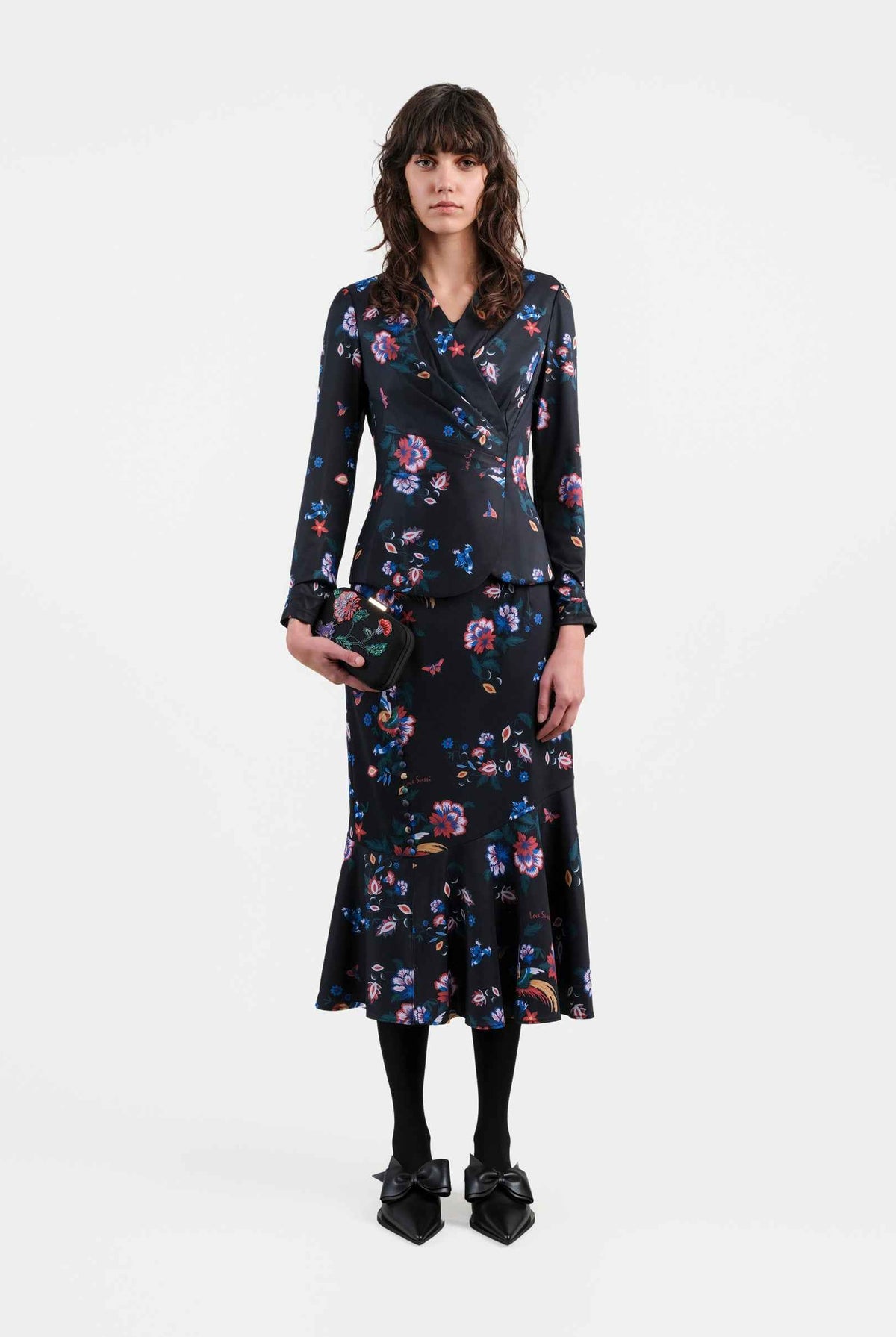 Phoenix Printed Tailored Blouse