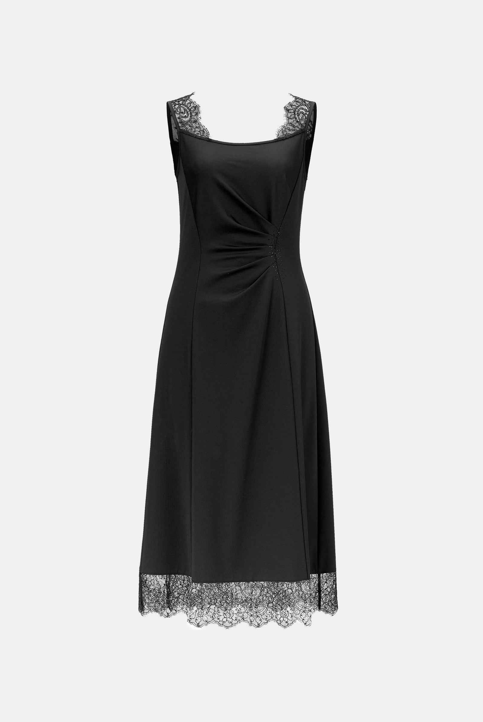 Delicate Lace Cinched-Waist Dress