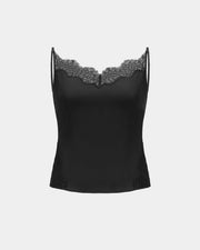 Delicate Lace Cinched-Waist Blouse
