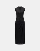 Sophisticated Sleeveless Cinched-Waist Blouse - Sussiland
