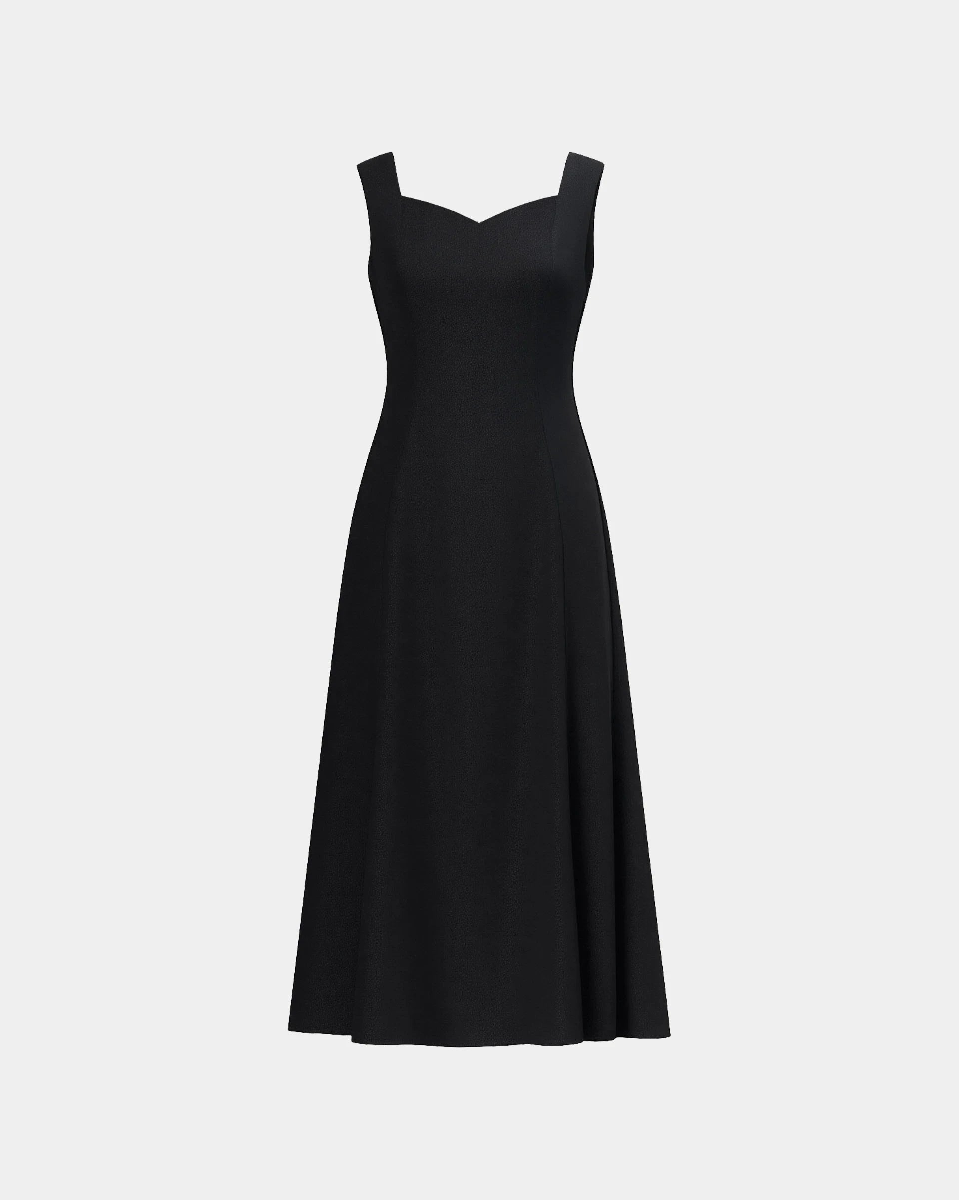Quiet-Chord Draped Dress