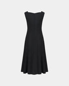 Quiet-Chord Draped Dress