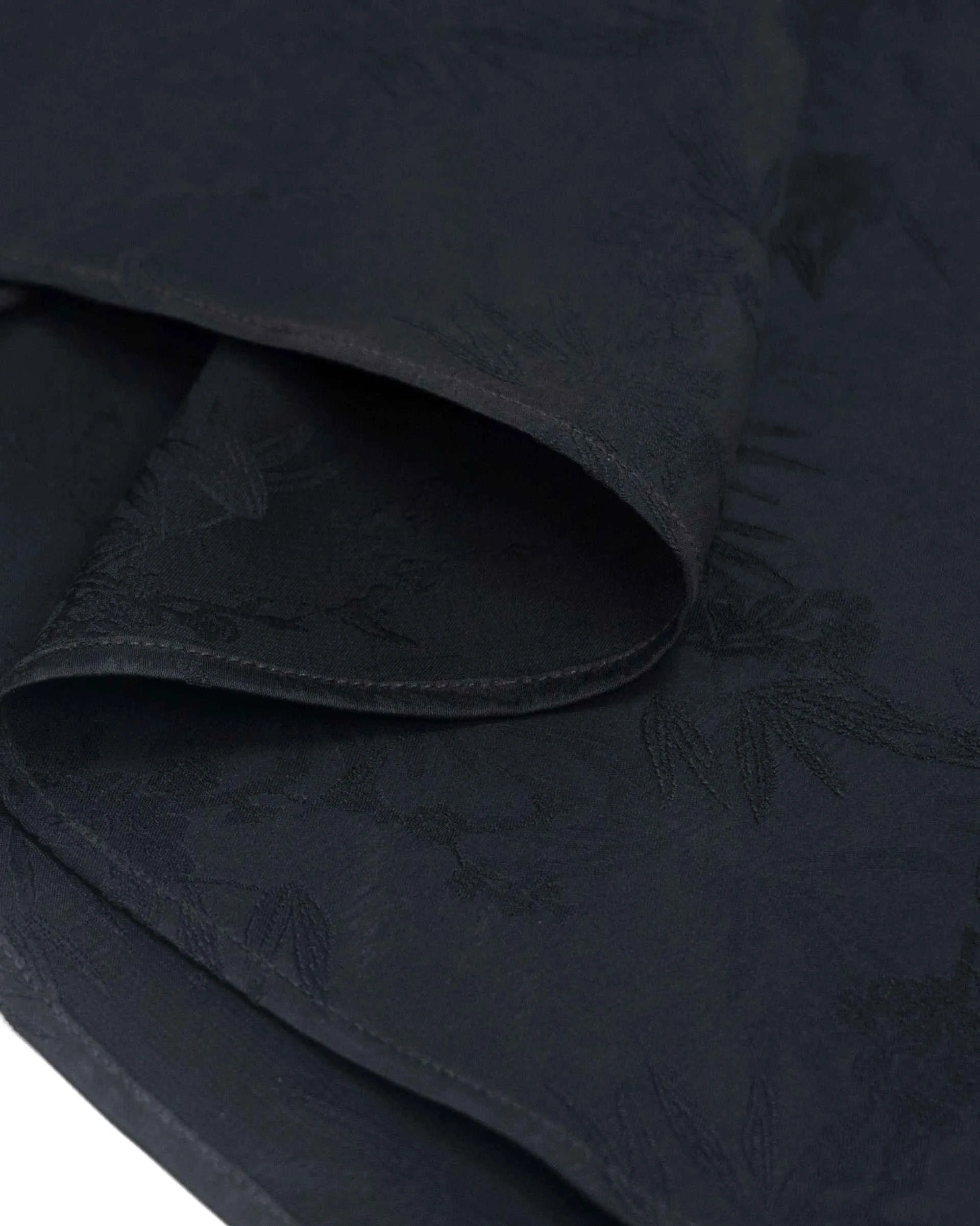 Night-Bloom Jacquard Dress