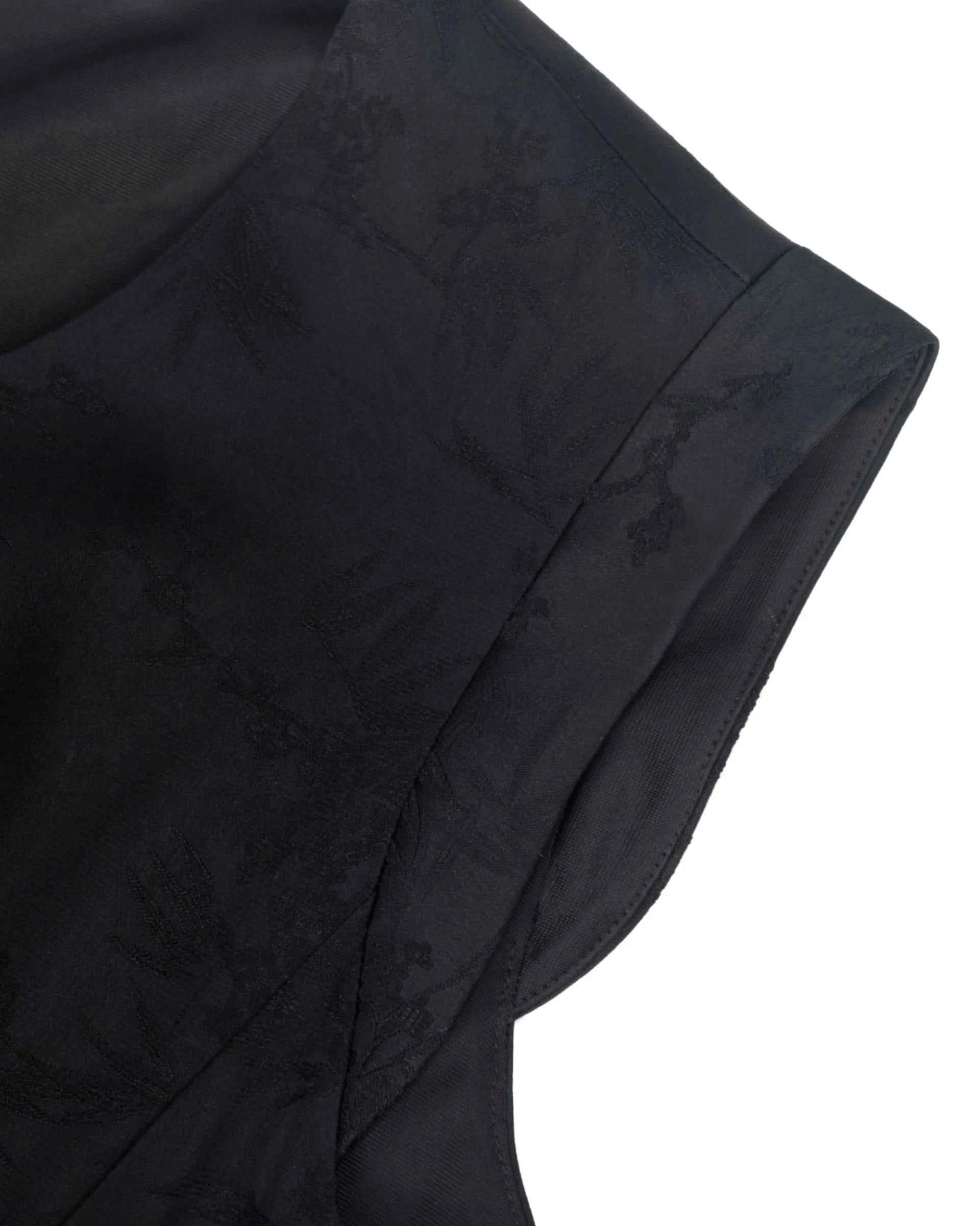 Night-Bloom Jacquard Dress