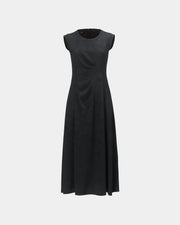 Night-Bloom Jacquard Dress