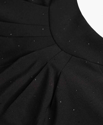 Starlit-Night Fitted Dress