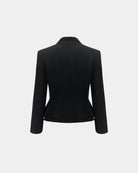 Plum-Shadow Embroidered Jacket