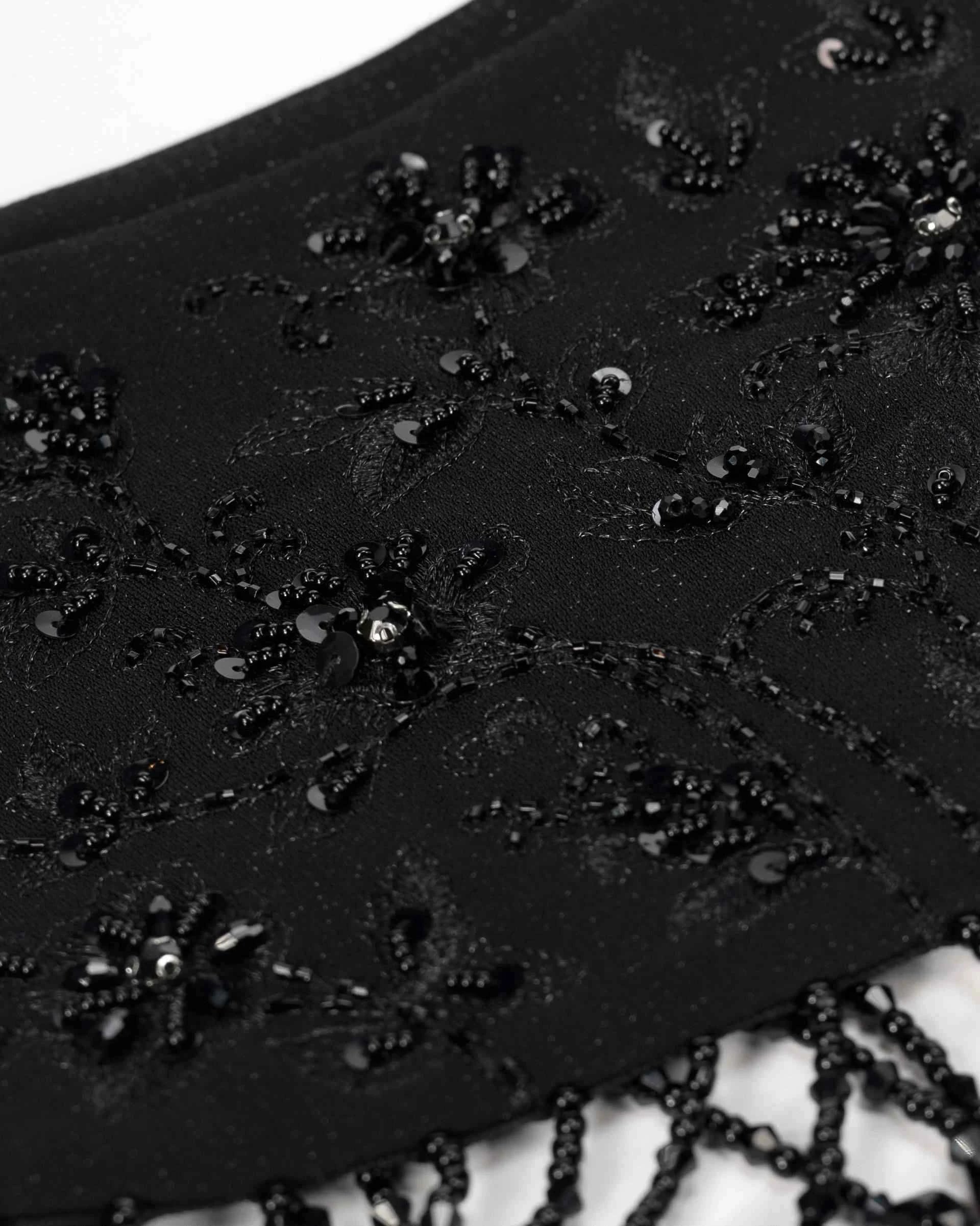 Starlit-Night Shimmering Shawl