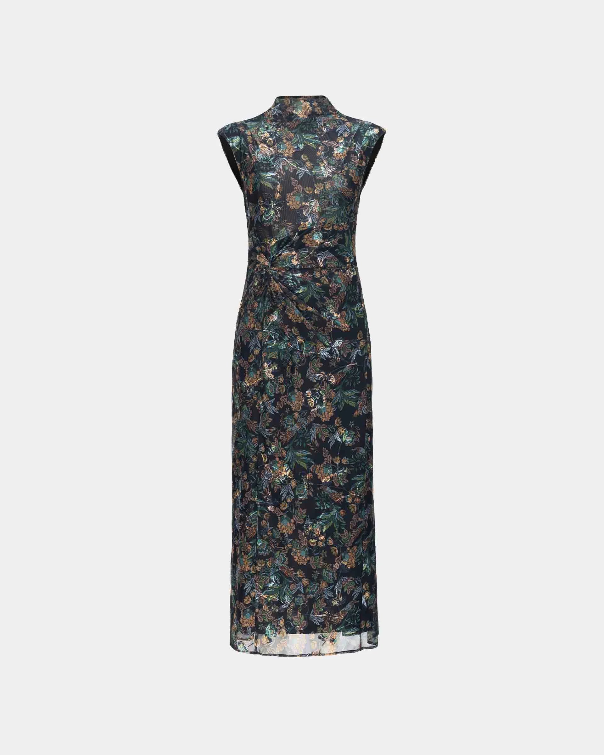 Satin Floral Cheongsam