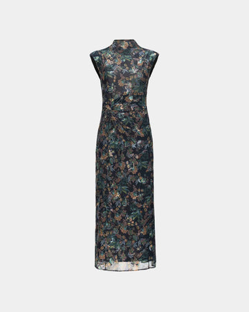 Satin Floral Cheongsam