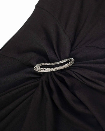 Crystal Twist Knit Dress