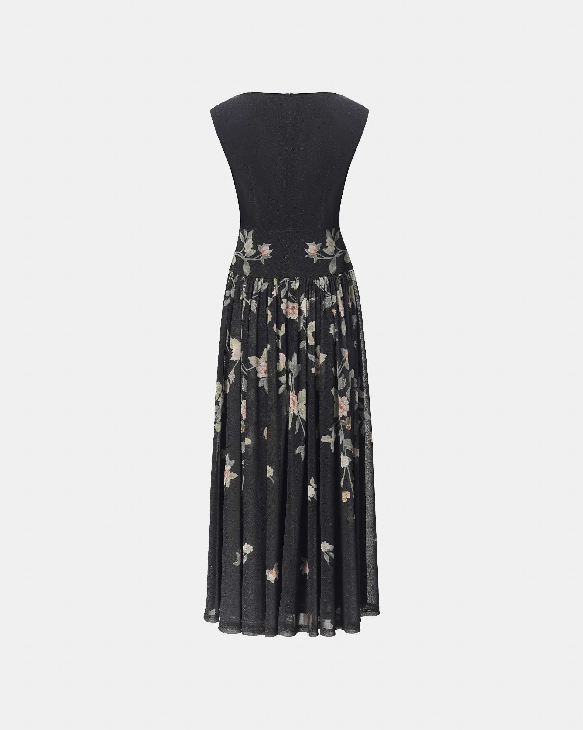 Peony Bloom Maxi Dress