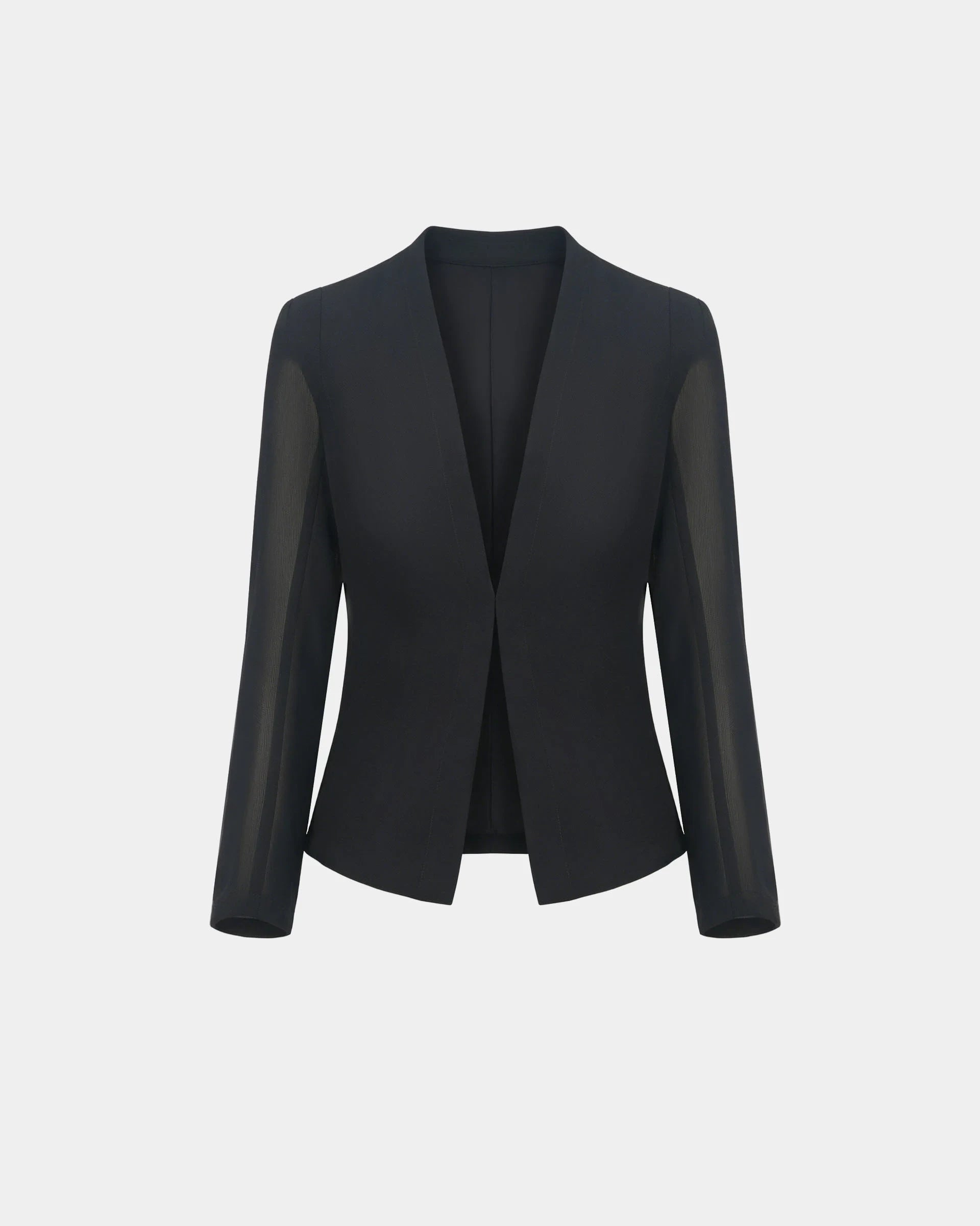 Bare-Branch Padded-Shoulder Jacket