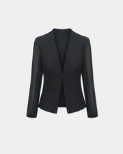 Bare-Branch Padded-Shoulder Jacket