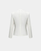 Bare-Branch Padded-Shoulder Jacket