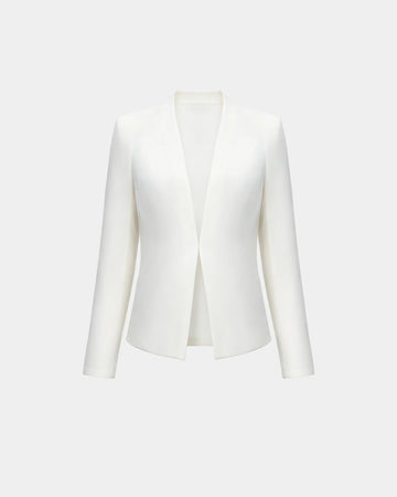 Bare-Branch Padded-Shoulder Jacket