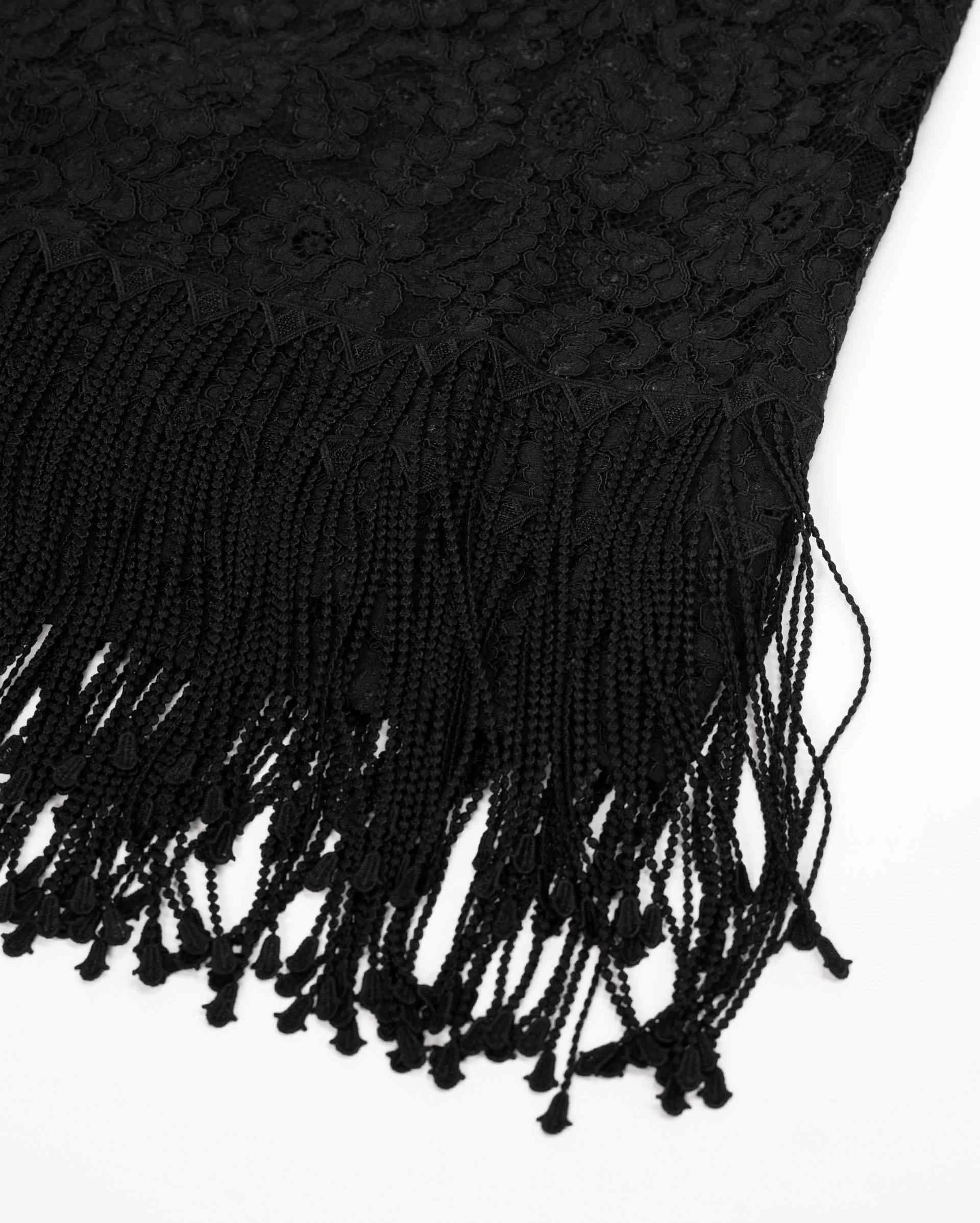 Dancing-Fragrance Tasseled Dress