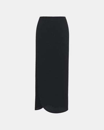 Front-Slit Straight Skirt