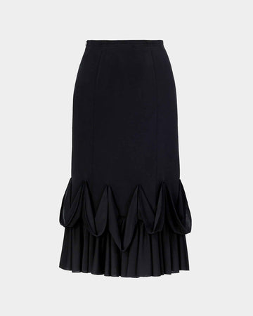 Sophisticated High-Waisted Mermaid Hem Pencil Skirt