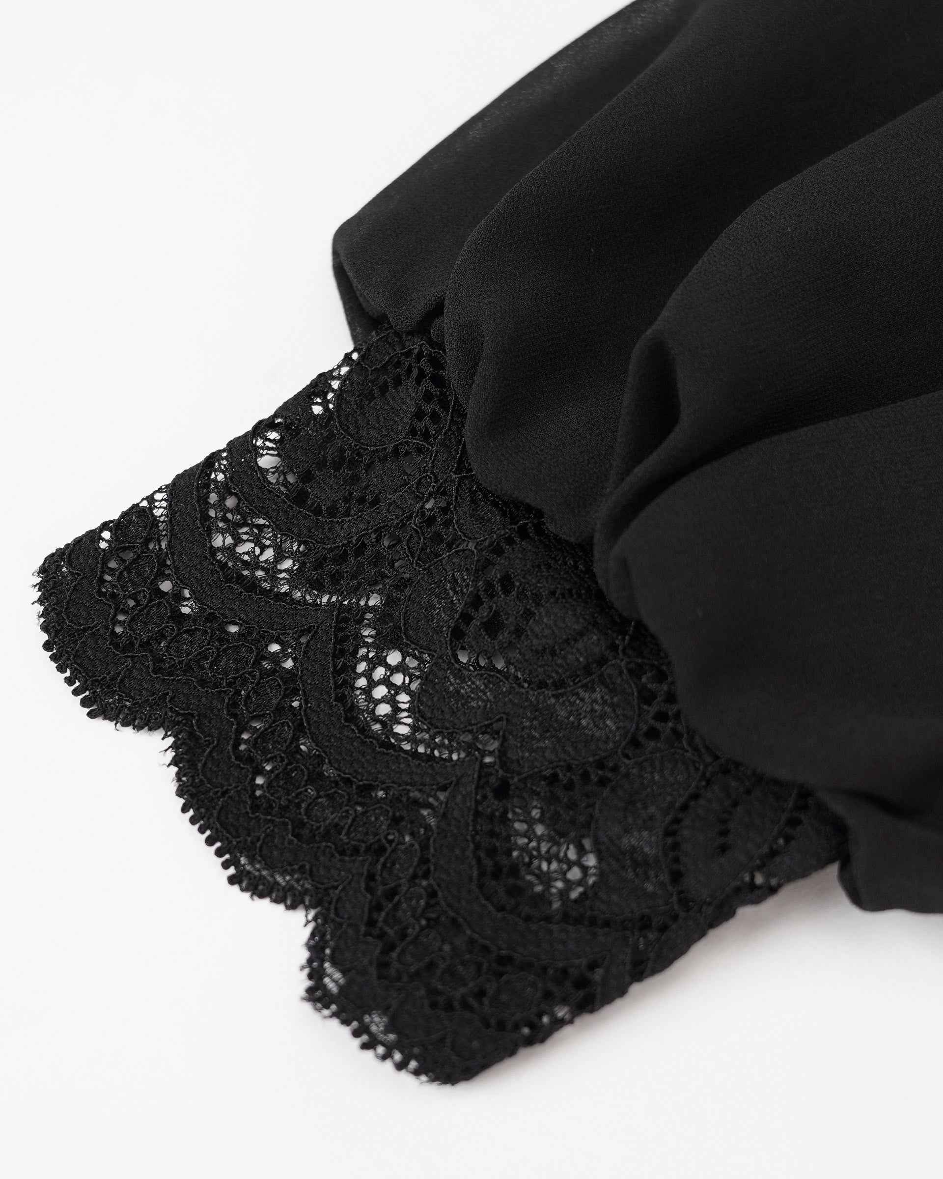 Orchid Buttoned Lace Top