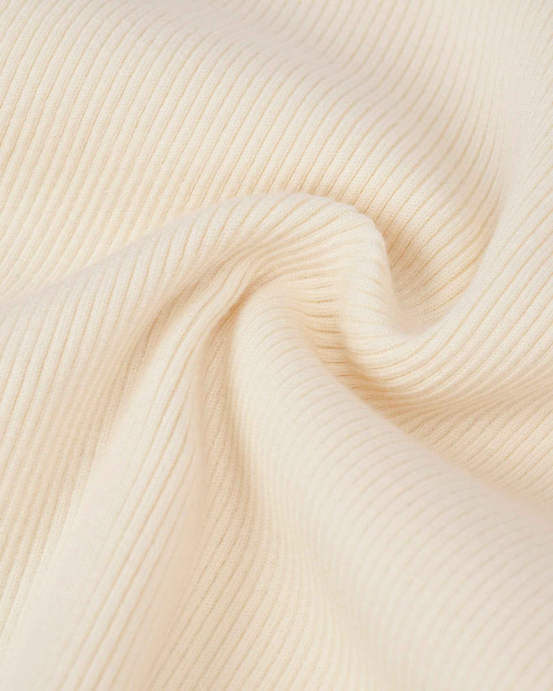 Ivory Draped Knit Top