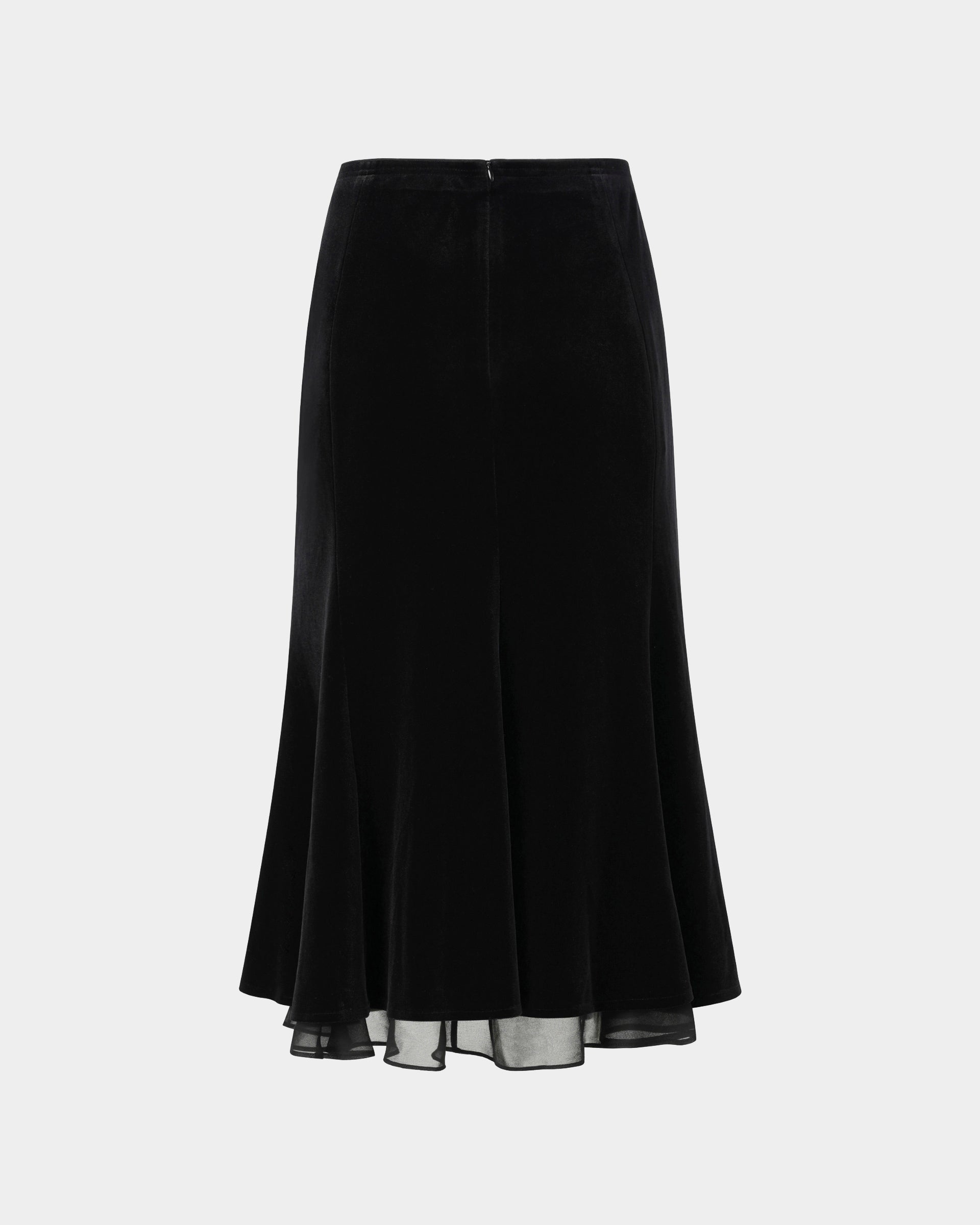 Silk-Blend Midi Skirt - Sussiland