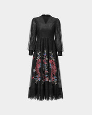 Phoenix Embroidered Dress