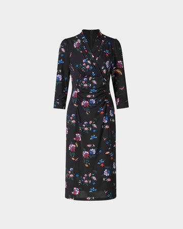 Phoenix Printed Wrap Dress
