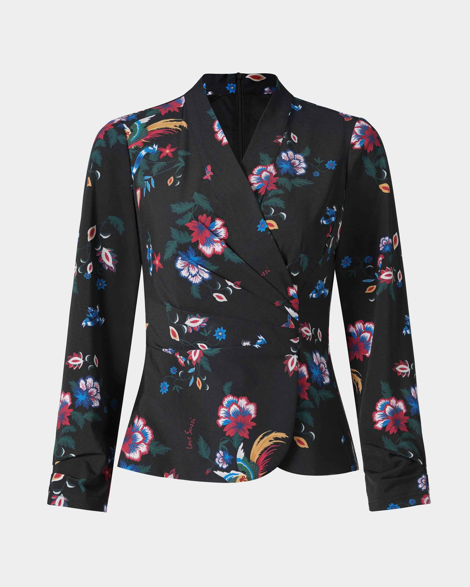 Phoenix Printed Tailored Blouse