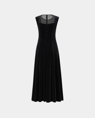 Riverscape Embroidered Cinched-Waist Dress - Sussiland