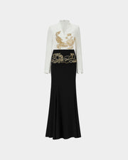 Golden Chang'an Mermaid Gown