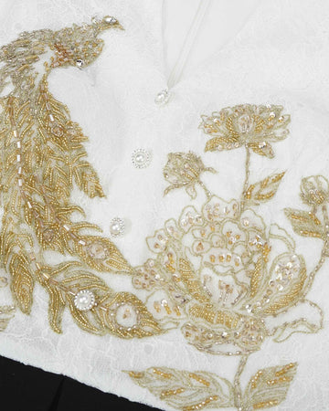 Golden Chang'an Mermaid Gown