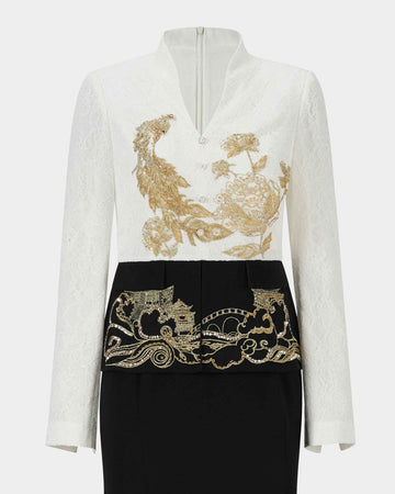 Golden Chang'an Mermaid Gown