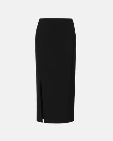 Black Tailored Pencil Skirt - Sussiland