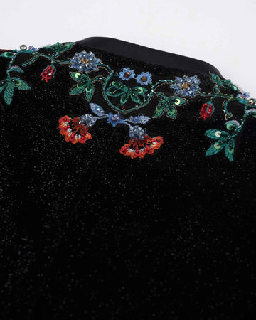 Prosperity Embroidered Velvet Blazer